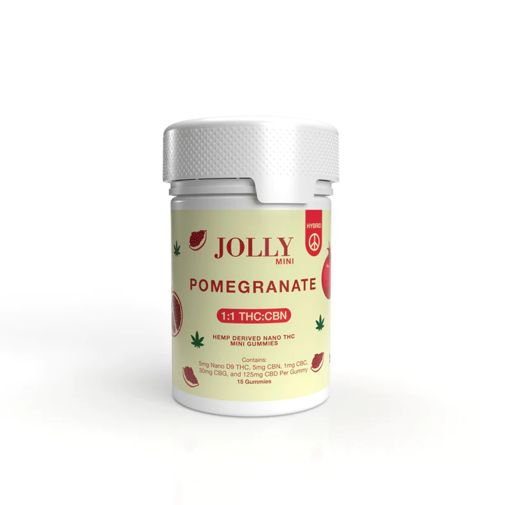 Jolly Mini Hybrid Nano D9 Gummies - Pomegranate