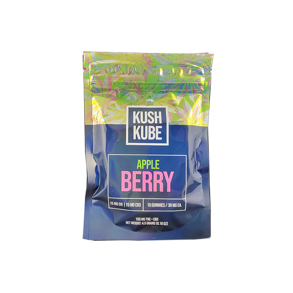 Apple Berry Δ9/CBD Kush Kube Gummies