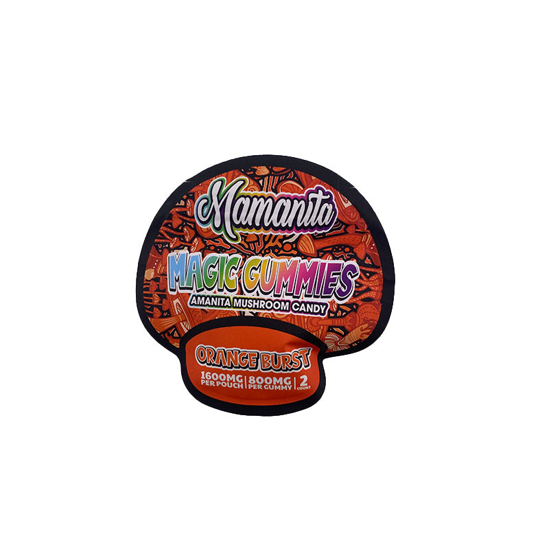 Mamanita Orange Burst Amanita Muscaria Magic Gummies - 2 Pack