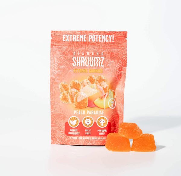 Diamond Shruumz - Peach Paradise Extreme Mushroom Gummies