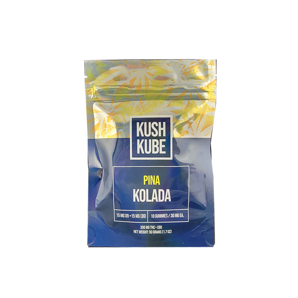 Pina Kolada Δ9/CBD Kush Kube Gummies