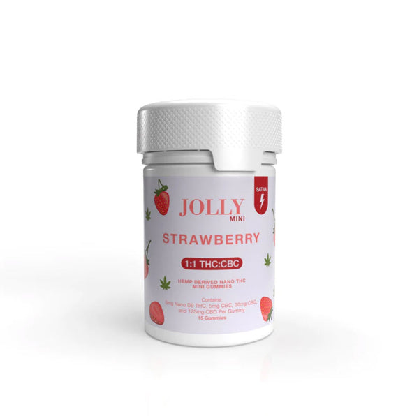 Jolly Mini Sativa Nano D9 Gummies - Strawberry