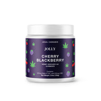 Jolly Cannabis Cherry Blackberry Delta 9 THC/CBD Gummies