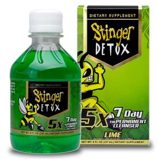STINGER DETOX 7 DAY THE PERMANENT CLEANSER - LIME - 8 FL OZ, Synthetic Urine, Stinger, Marketplace Vape  - Marketplace Vape