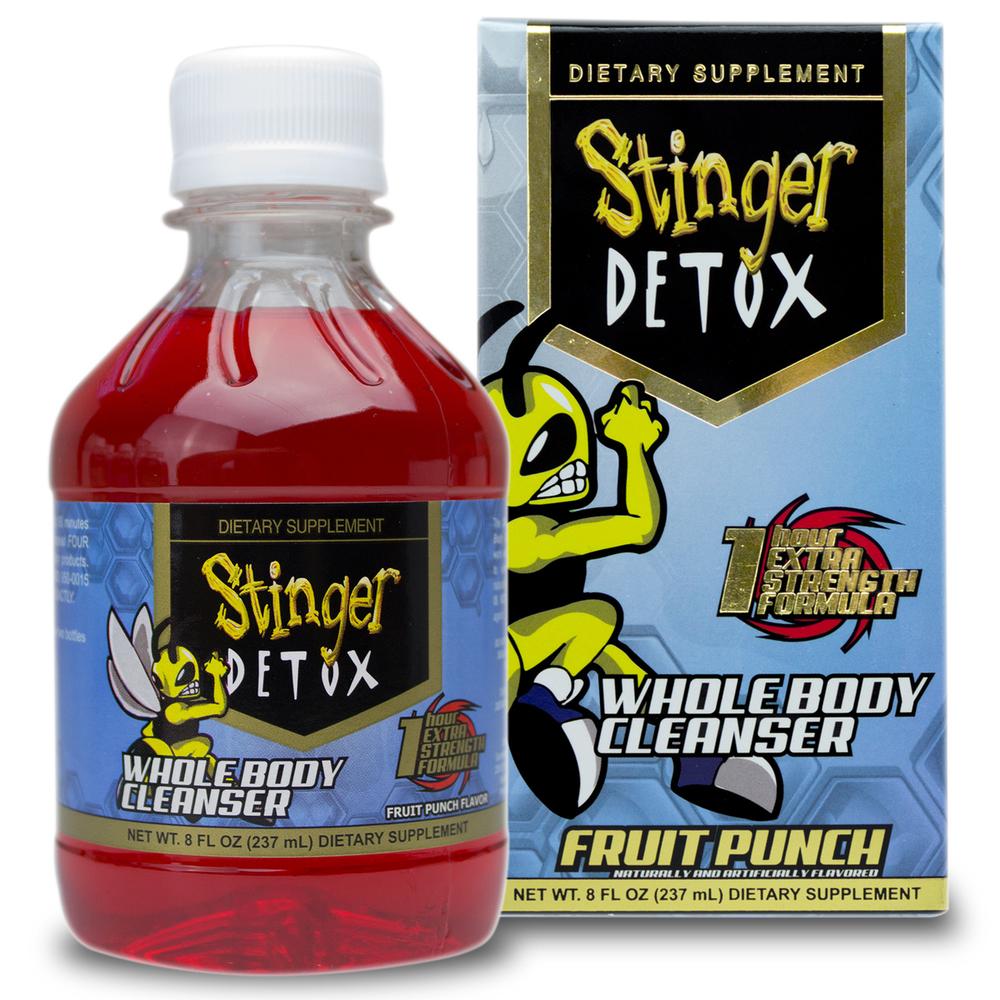 STINGER DETOX WHOLE BODY CLEANSER - FRUIT PUNCH - 8FL OZ, Synthetic Urine, Stinger, Marketplace Vape  - Marketplace Vape
