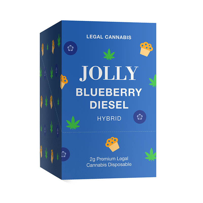 Jolly Blueberry Diesel / Hybrid - 2G Premium Legal Cannabis Disposable