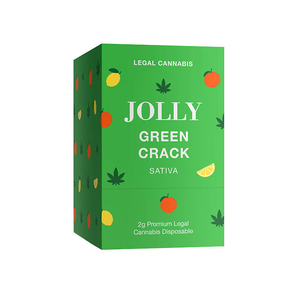 Jolly Green Crack / Sativa - 2G Premium Legal Cannabis Disposable
