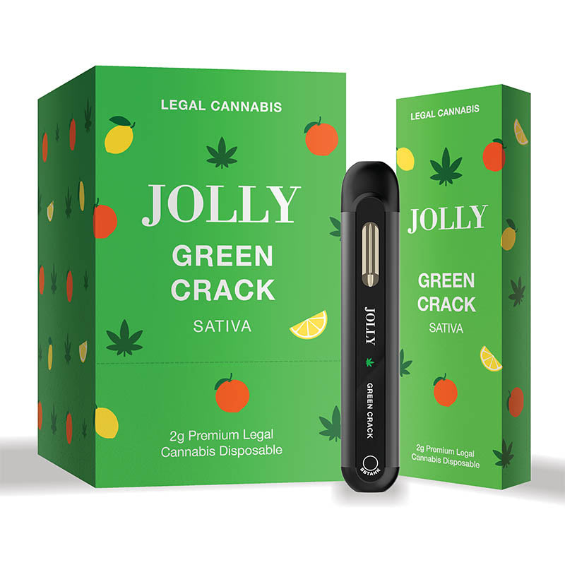 Jolly Green Crack / Sativa - 2G Premium Legal Cannabis Disposable