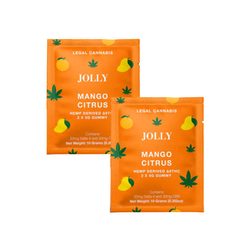 Jolly Cannabis Mango Citrus Delta 9 THC/CBD Gummies