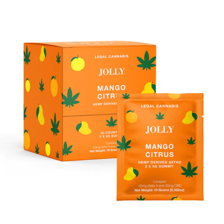 Jolly Delta 9/CBD Gummies - 2 pack - 20mg THC 30mg CBD