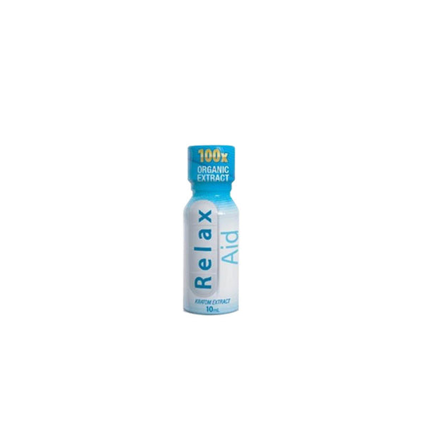 Relax Aid 100X - Calming Relief Kratom Extract Shot