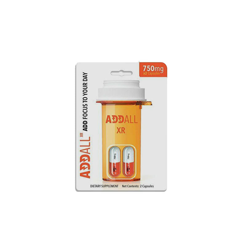 ADDALL XR - Focus, Concentration and Energy Booster / 2 Capsule Pack