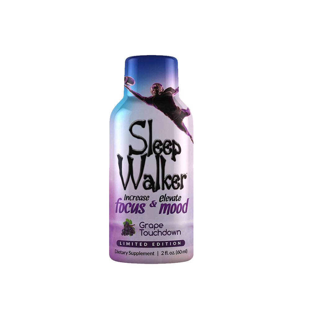 Grape Touchdown - Sleep Walker Liquid Shot for Focus and Mood Enhancement