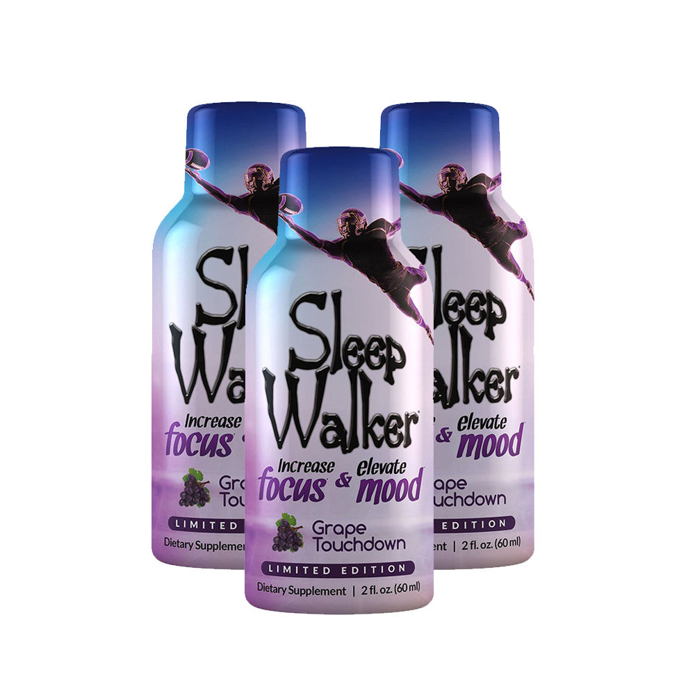 Grape Touchdown - Sleep Walker Liquid Shot for Focus and Mood Enhancement