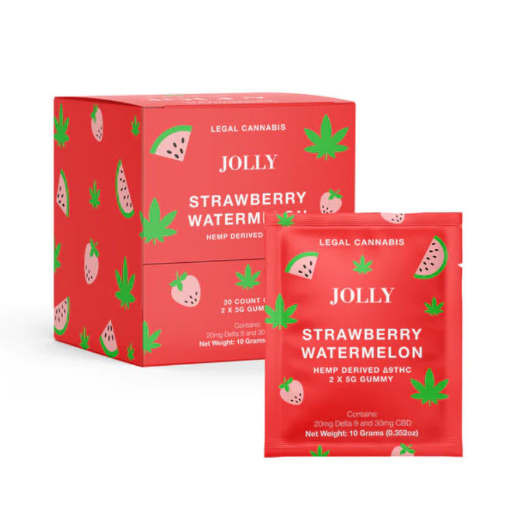 Jolly Delta 9/CBD Gummies - 2 pack - 20mg THC 30mg CBD