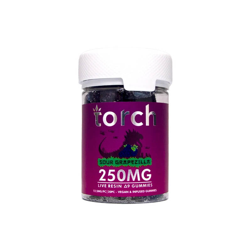 Torch Live Resin D9 Gummies 250mg / 20 Gummies