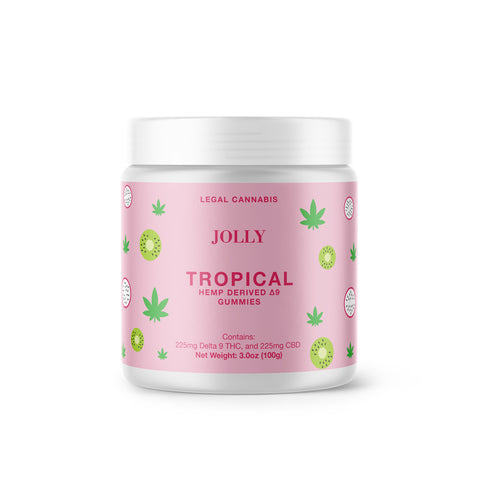 Jolly Cannabis Tropical Delta 9 THC/CBD Gummies