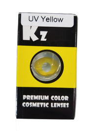 UV Yellow Spooky Eye Contacts