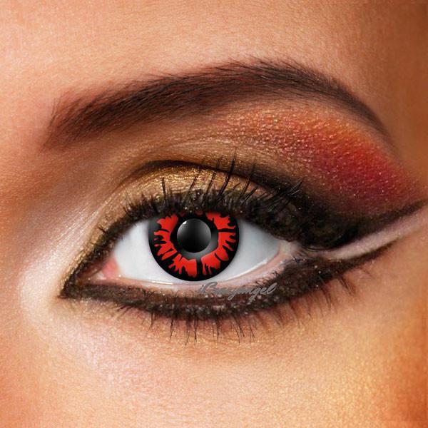 Explosion Red Spooky Eye Contacts, Contacts, KZ, Marketplace Vape  - Marketplace Vape