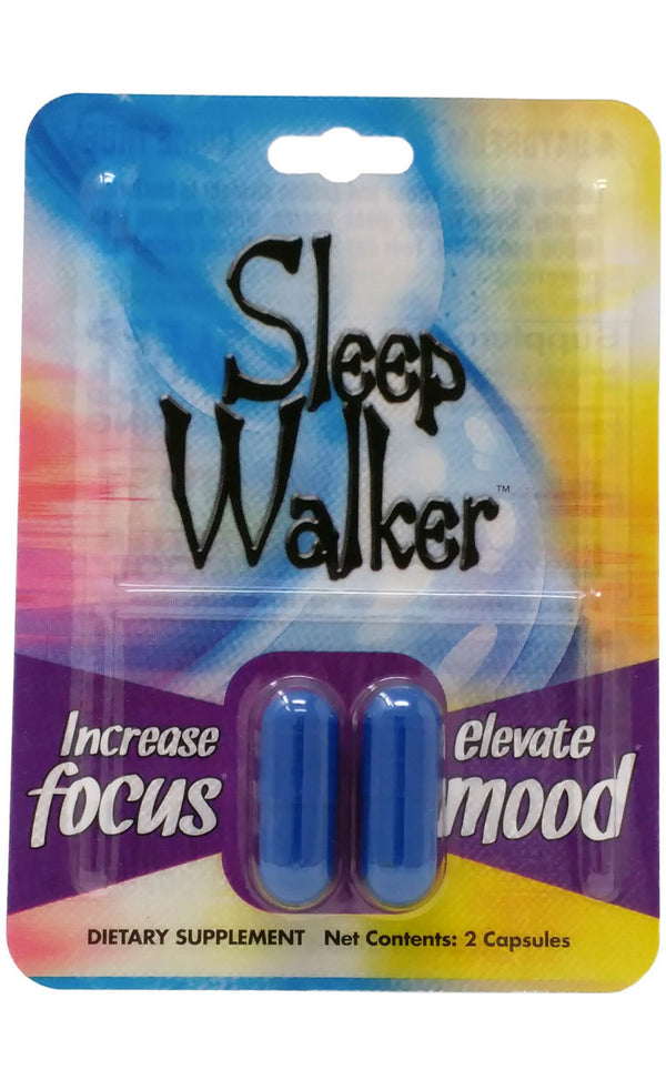 Sleep Walker Capsules for Focus and Mood Enhancement, Dietary Supplement, Red Dawn, Marketplace Vape  - Marketplace Vape